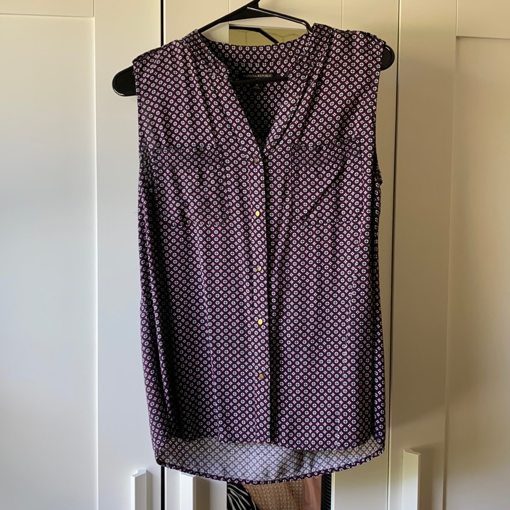 Banana Republic Patterned Blouse
